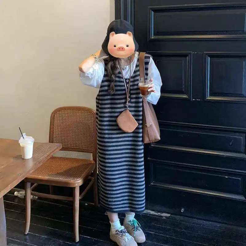 

Knitted Sleeveless Dress Mini Womens Winter Cable Mohair Merino Fringe-Trim Fancy Turtlenecks Party Pocketed Boat Highstreet Y2K