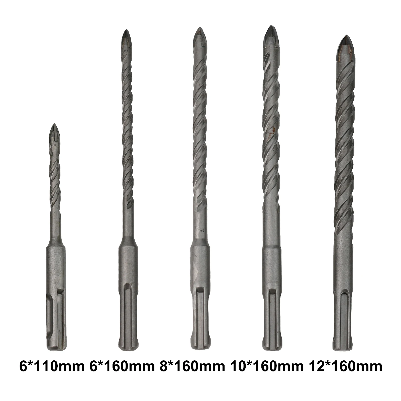 

5pcs Tile Porcelain Drill Bit Carbide Drill Drilling For Ceramic Granite Tile Stone Wood Oncrete Walls Drill Bits