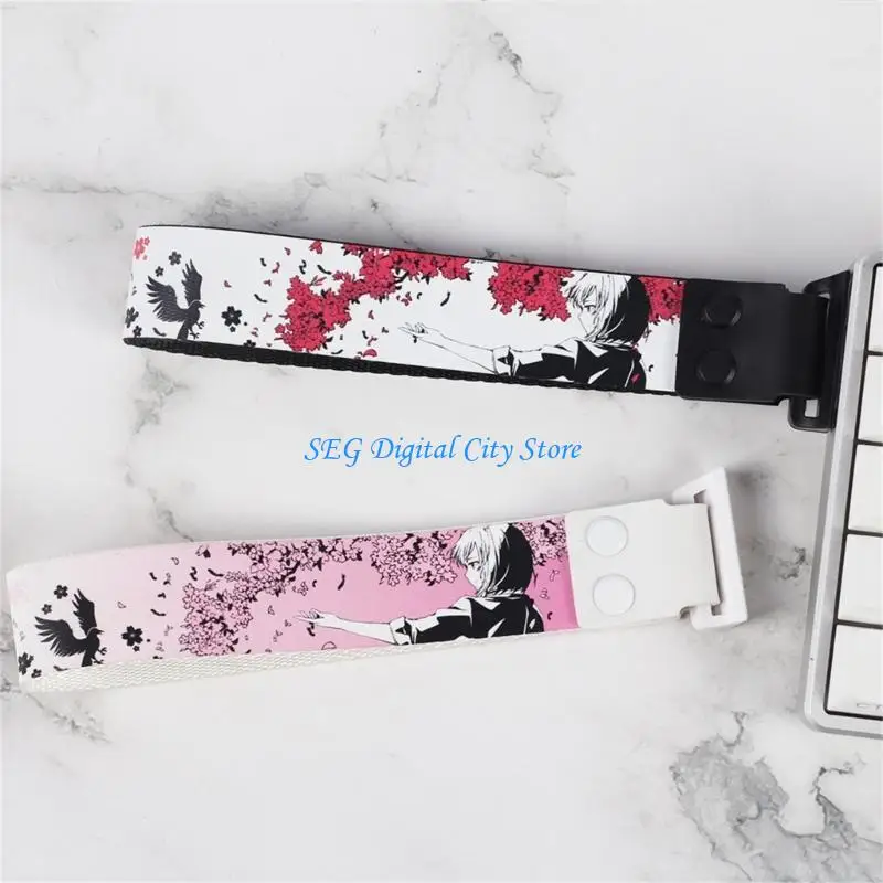 

U75B Fashionable Keyboard Strap Fabric Adhesive Lanyard Easy Installation And Removal