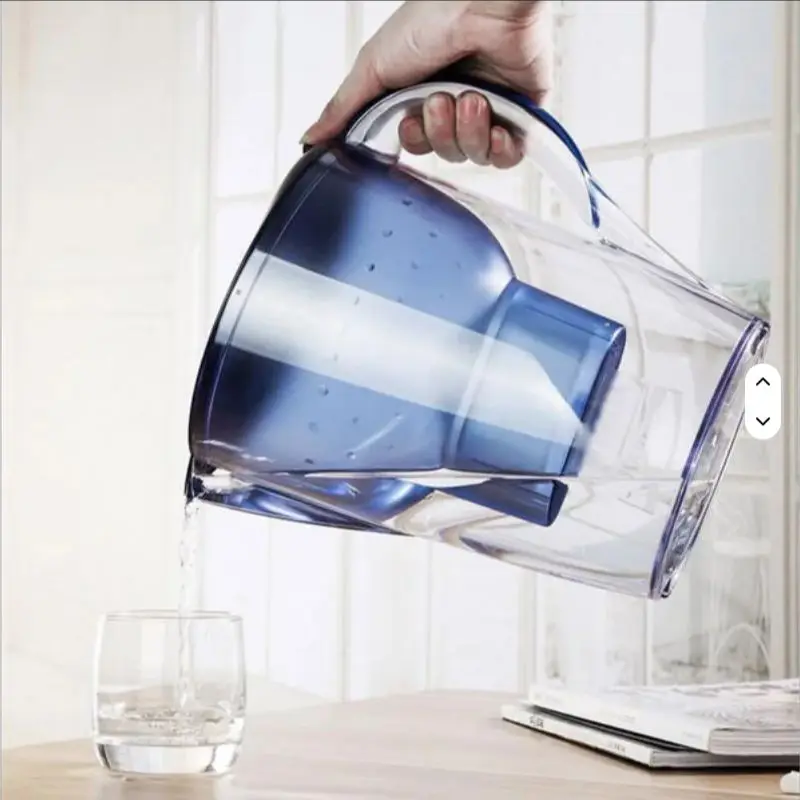 

3.5L Household Water Filter Pot Drinking Water Purifier with Timer Non-Toxic Filter for Cleaning