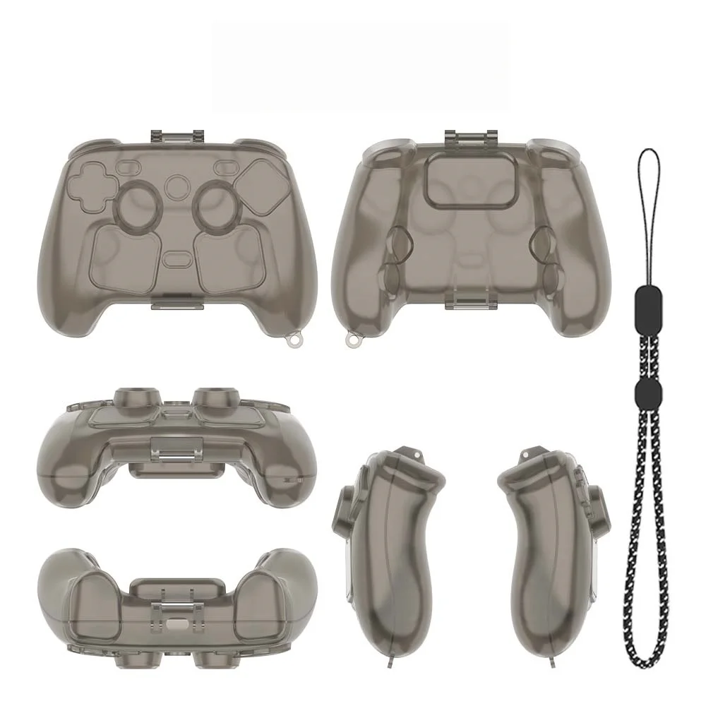 Hard Protective Case for Steam Controller 2 Transparent Storage Box Shockproof Dustproof Lightweight Portable Gamepad Cover