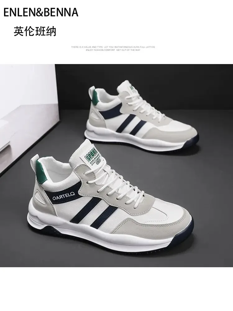 men\'s casual shoes fashion trend breathable running sports shoes American casual men\'s shoes