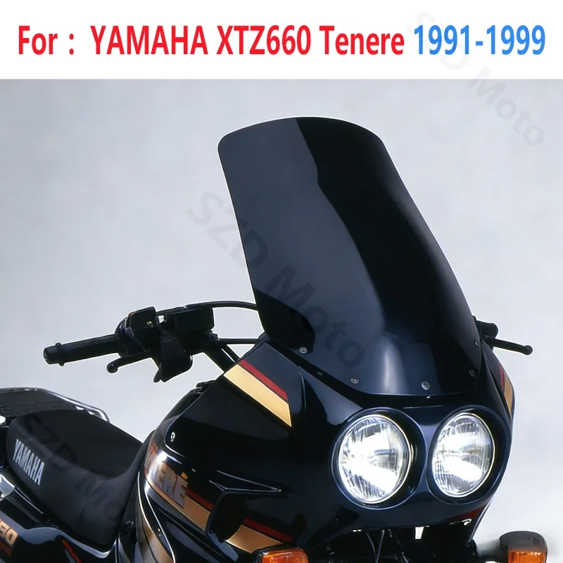

Для YAMAHA XTZ660 XTZ 660 Tenere 1991-1999 туристические аксессуары для мотоциклов лобовое стекло козырек ветровой дефлектор черный