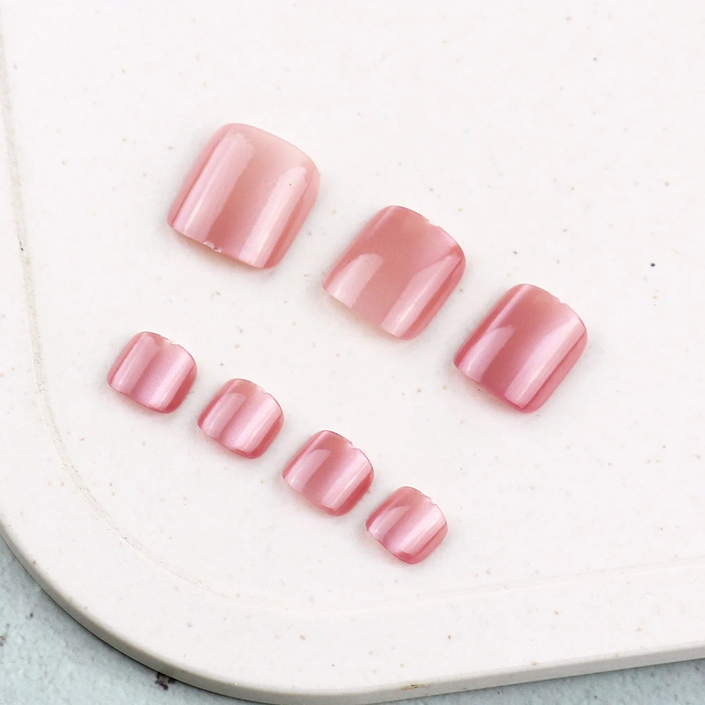 24 Stück Katzenaugen-Zehennäge – Nail Art Full Cat Eye Bewertung und Preis