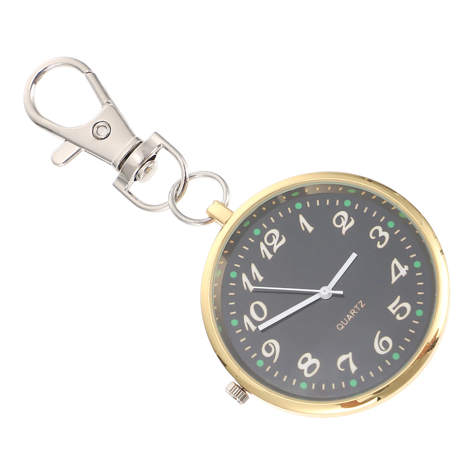 

Luminous Keychain Unisex Pocket Watch For Men Women Glow In The Dark Hanging Timepiece Nurse Clock Portable Chain Watch