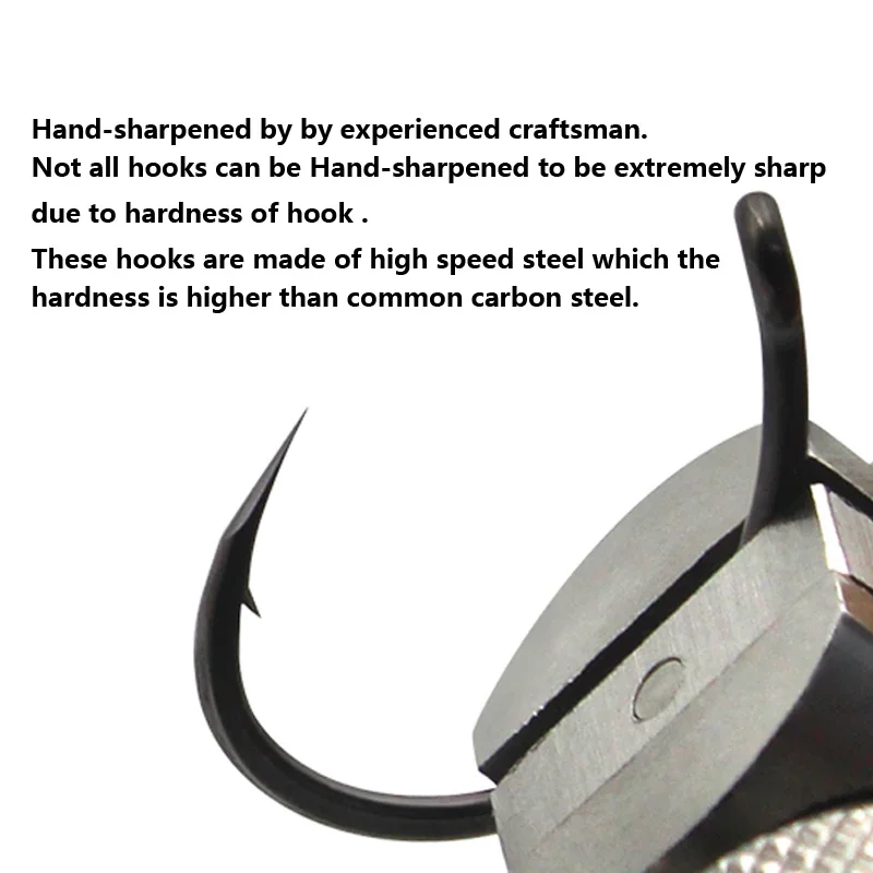 10pcs/box Hand Sharpened  Super Class Carp Fishing Hooks Worht To Try Carp Hooks Professional