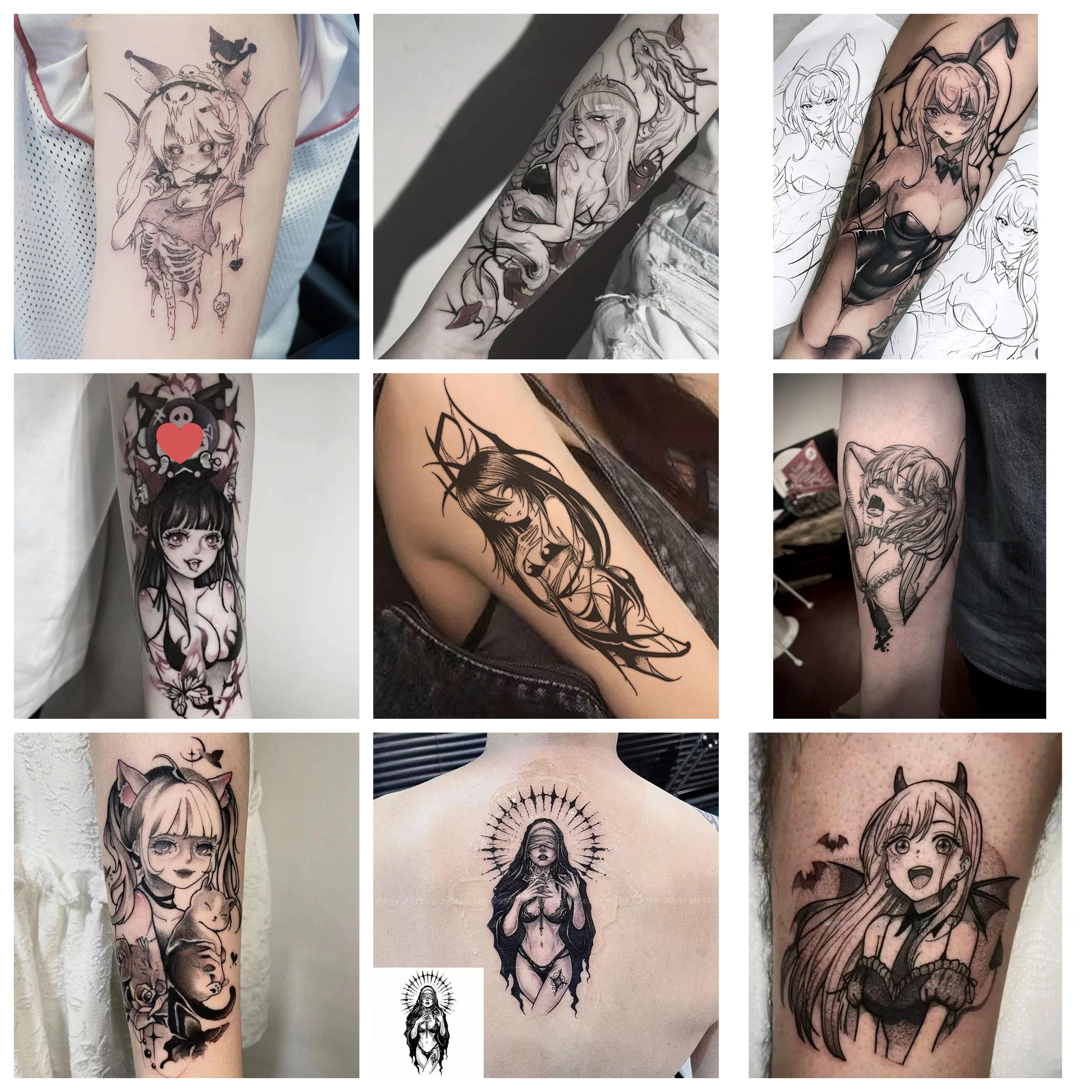 

21 Pattern Herbal Juice Temporary Tattoos for Woman Man Black Girls Body Art Waterproof Fake Tattoo Stickers Lasting for 15 Days