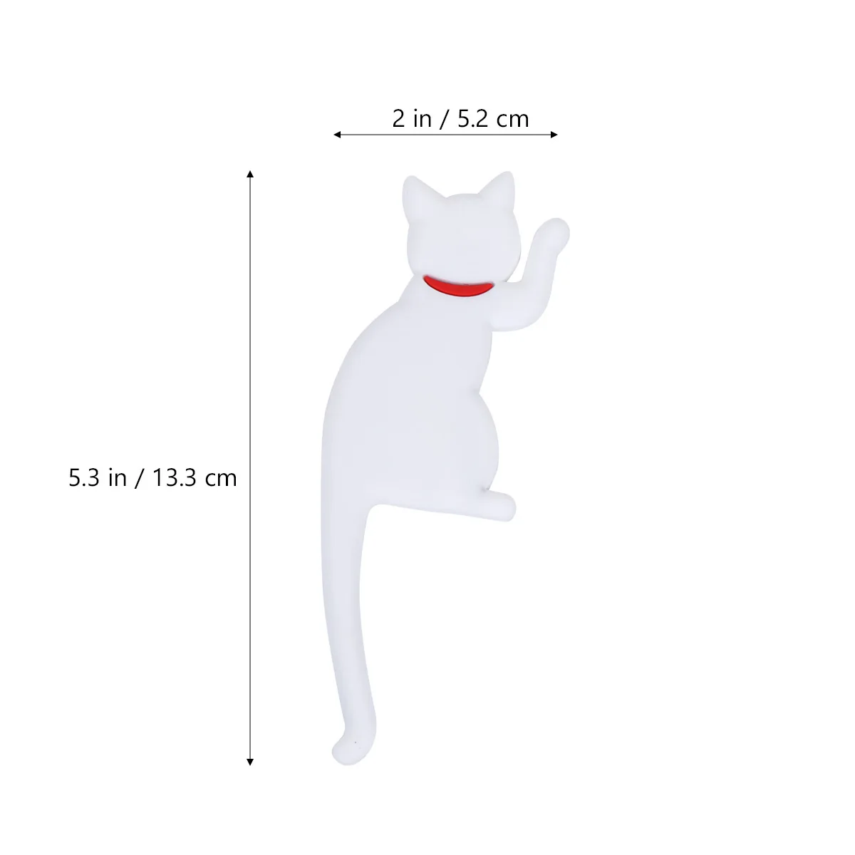 جميل القط تصميم المغناطيسي هوك الثلاجة ملصق مغناطيس الثلاجة لخزانة السبورة الهاتف قذيفة سهلة الإزالة #4