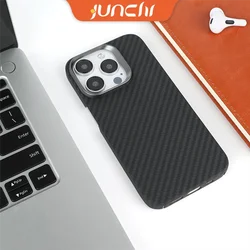 For Magsafe Magnetic Carbon Fiber Case For iPhone 15 Pro Max 15 Plus 15 Case Ultra Thin Aramid Fiber Cover for iPhone 15 Series