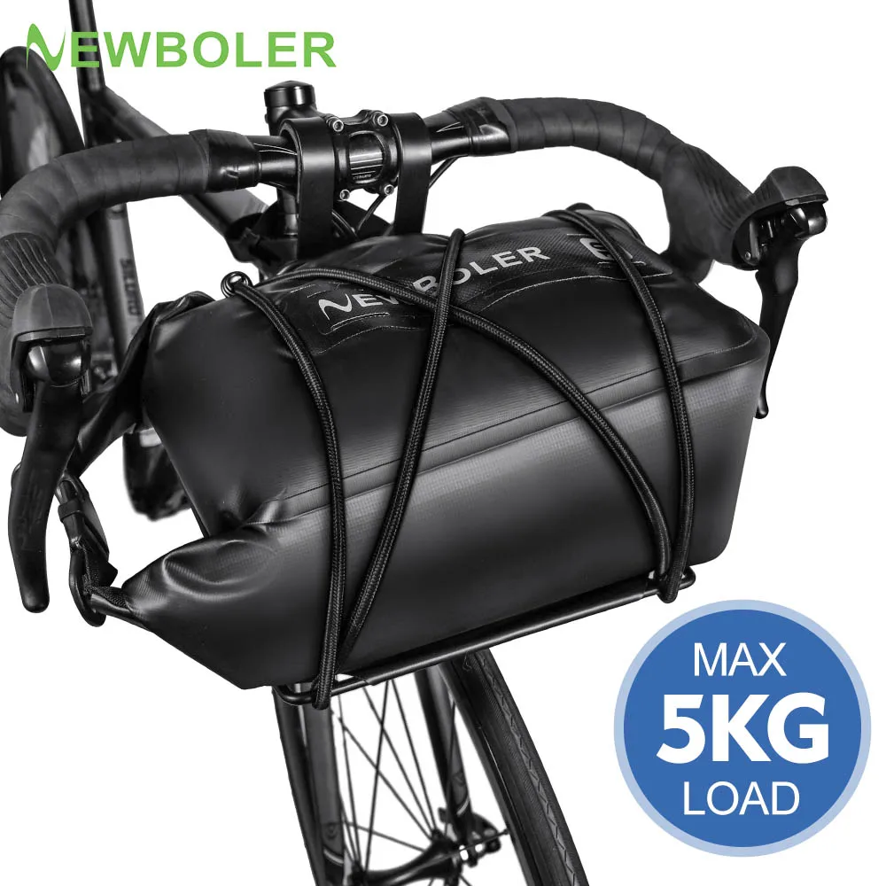 

Передняя стойка NEWBOLER для велосипедной сумки, передняя легкая полка, многофункциональная багажная полка, аксессуары для велосипеда