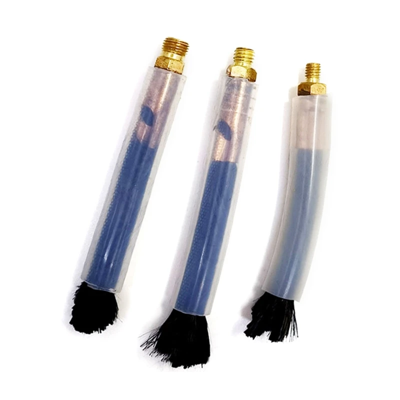 Weld Bead Cleaning Brush Copper-Head Weld-Brush for Welding Bead Seam Polishing Machine Weld Cleaning Accessories 3 Pack