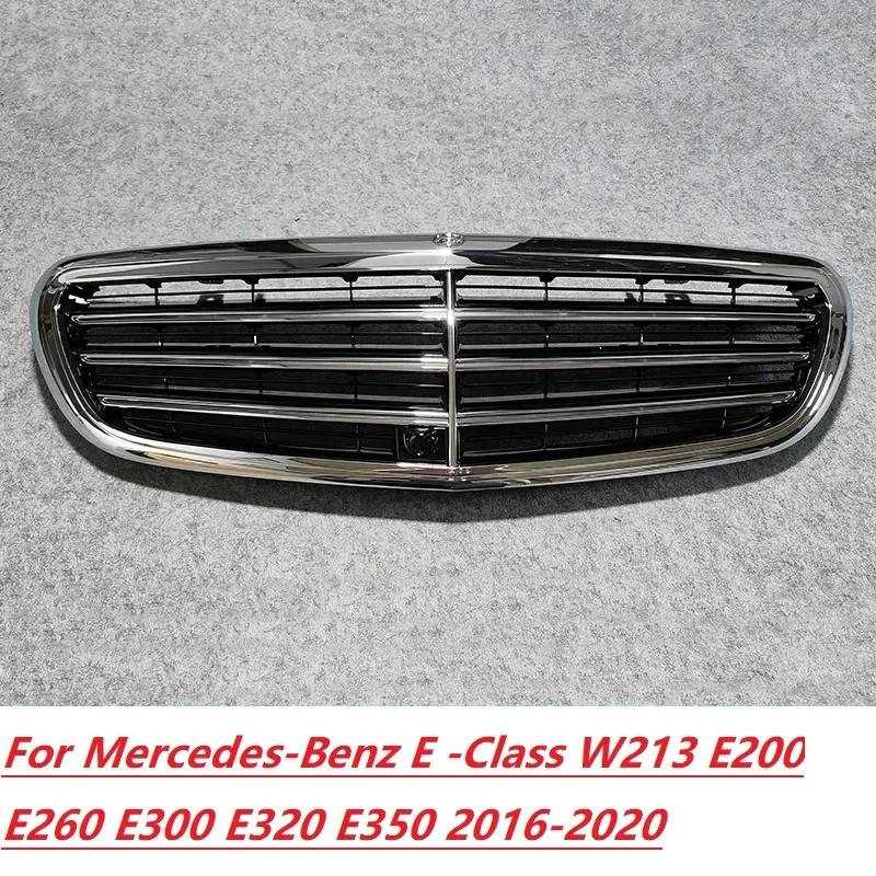 For Mercedes-Benz E -Class W213 E200 E260 E300 E320 E350 2016-2020 Front Bumper Grille Air Intake Grille Replacement