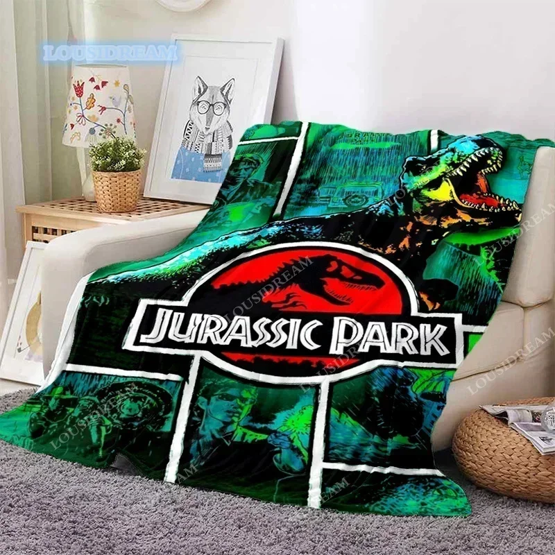 

Jurassicc Park blanket soft thin blanket gift sofa bed sheet car lunch Camp bed throw blank pic blank
