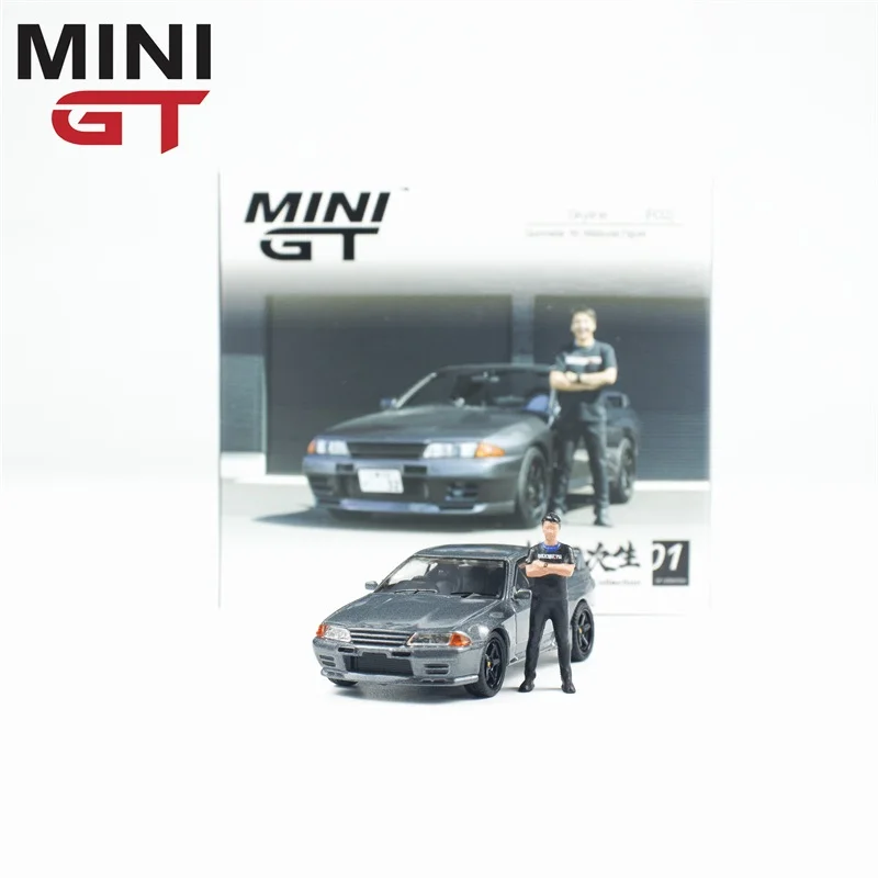 

# MGT00869-R MINI GT 1:64 Модель автомобиля Skyline R32 Gunmetal из литого металла