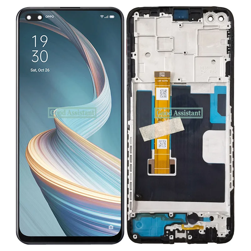 Black 6.6 Inch For OPPO Reno 4Z 5G CPH2065 LCD Display Screen