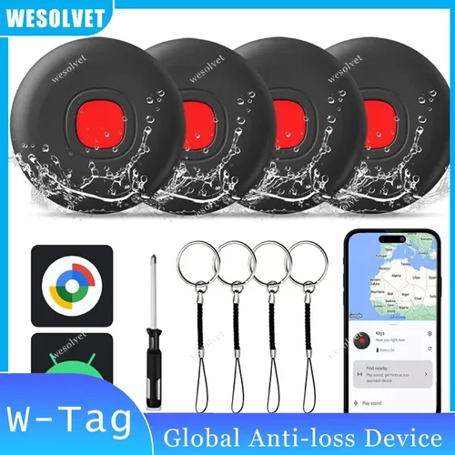 Rastreador de etiquetas Android para Google Find Hub, localizador de búsqueda de etiquetas inteligente, localizador de llaves, bolsa, billeteras para coche