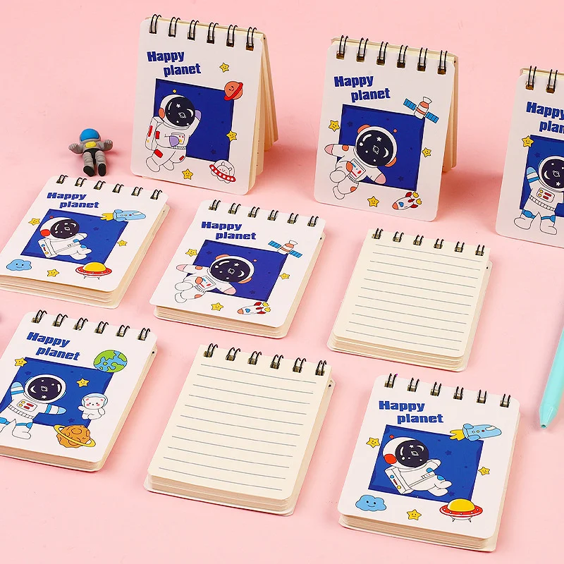 20pcs/lot Creative Astronaut A7 Notebook Cute Portable Note Book Diary Planner Stationery gift School Supplies