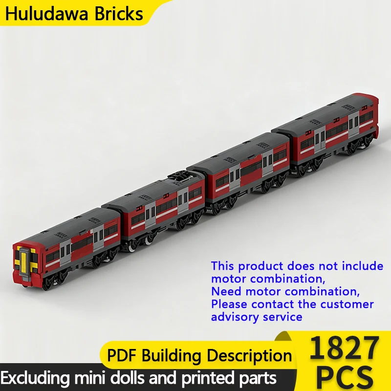 

Модель городской автомобиль MOC, строительные кирпичи, класс 387, EMU Express, поезда, модульная технология, подарки, праздник, сборка, детские игрушки, костюм