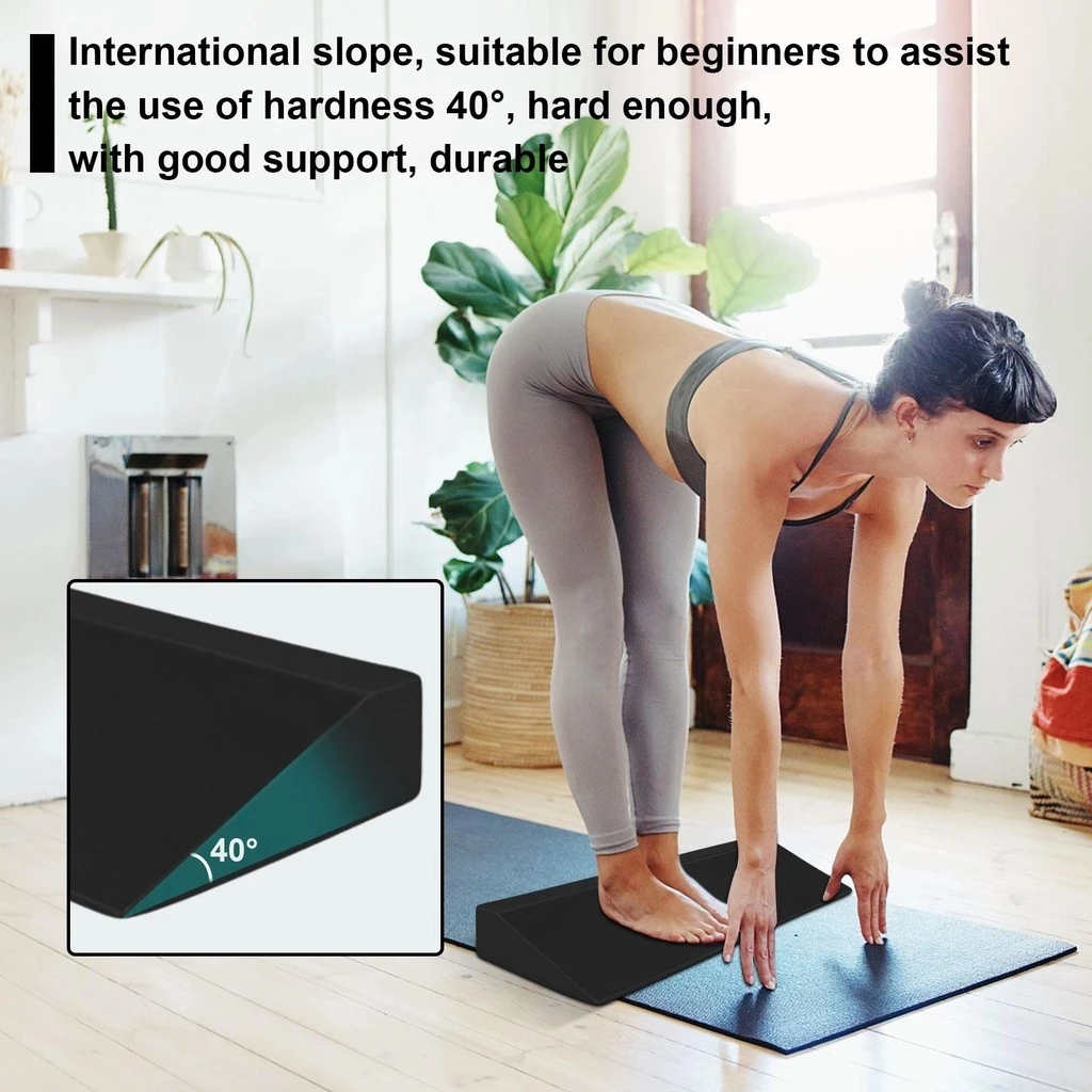 Yoga Foam Wedge Slanting Board EVA Foam Stretch Slant Boards Yoga Block Calf Extender Foot Stretcher For Feet Fitness Accessorie