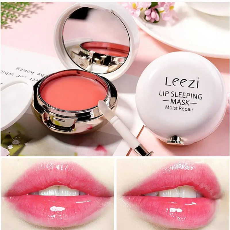 Rose Essential Oil Lip Mask Repair Lip Color Fade Lip Liner Moisturizing Hydrating Anti-drying