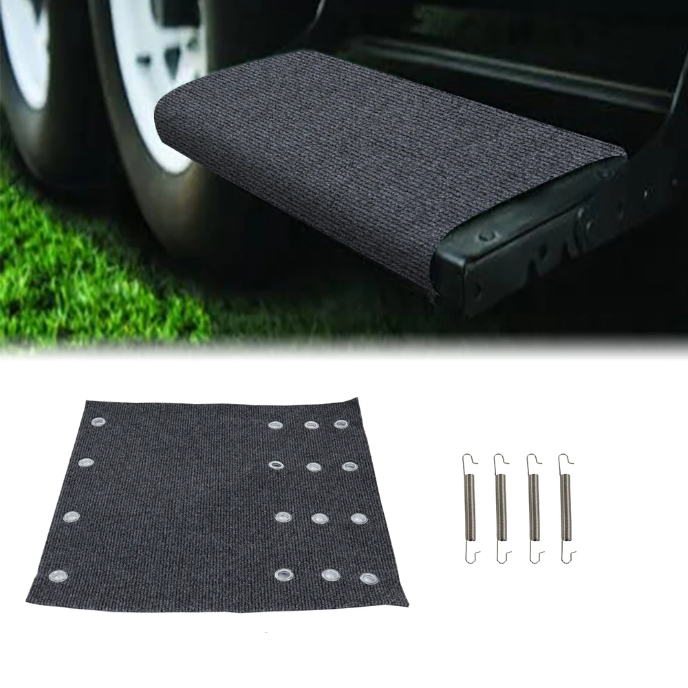 Estera antideslizante para escalones de caravana, accesorios y accesorios para vehículos recreativos Haba, fácil de usar y fácil de limpiar, 1 ud.