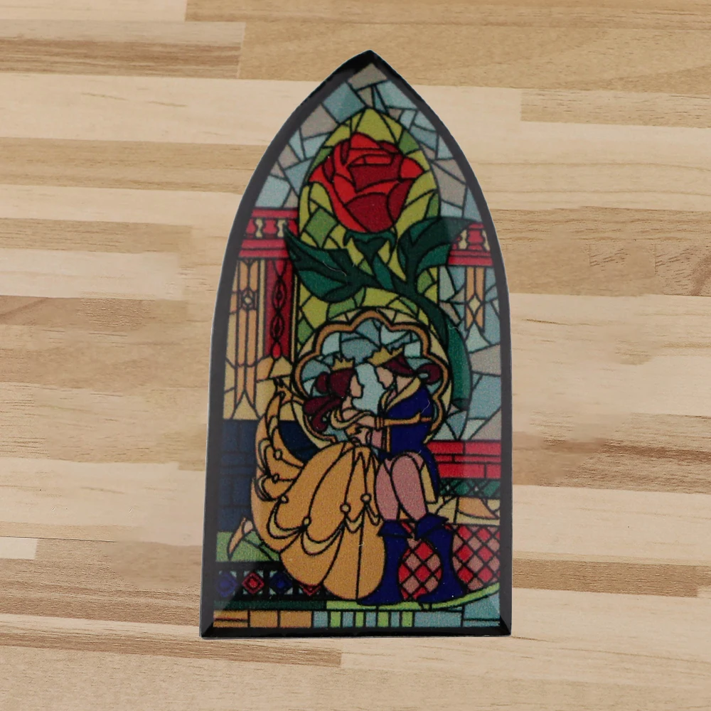 Fairy Tales Rose Vintage Enamel Pins Movie Brooches Metal Lapel Badges for Backpack Clothes Accessories Cartoon Jewelry Gifts