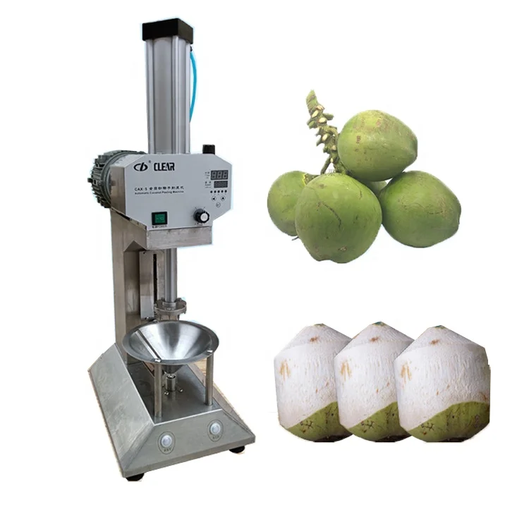 Automatic Green Tender Coconut Peeler Machine, Custom Diamond Shaped Stainless Steel Coconut Sheller for Industrial Production