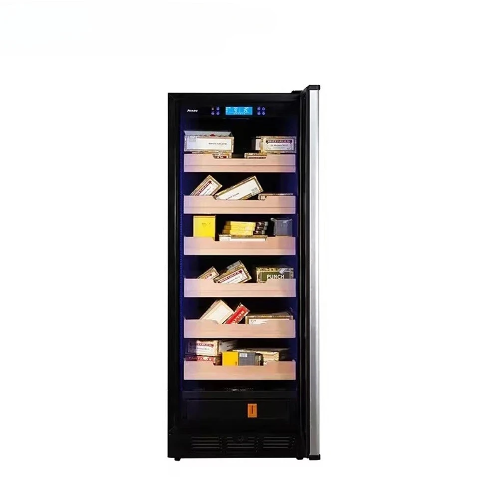 Cabinet Electric Products Storage Electronic Cooler Seed Humidifier 1250 Cigars Display Cigar Humidor