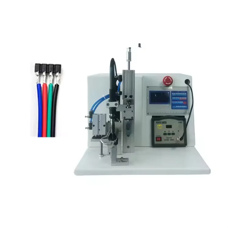 Soldering Machine PCB LED Terminal Switch Socket Dip Soldering Machine Semi-automatic Terminal Wiring Harness Welding Machine