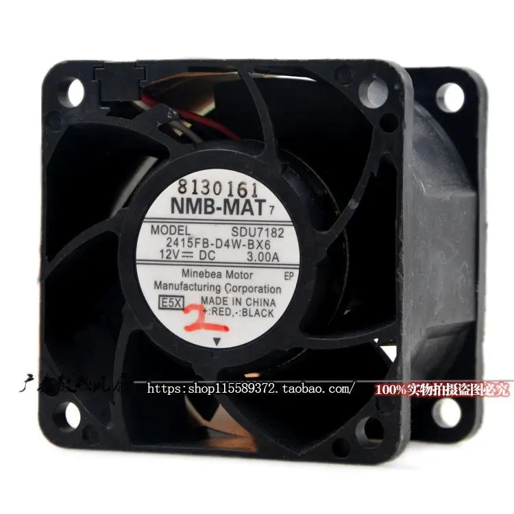 

Japanese NMB 2415fb-d4w-bx6 12v 3.0a Three-Wire Speed Violent Cooling Fan 6cm