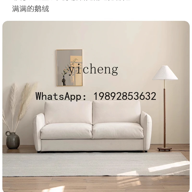 AA  foldable sofa bed dual-purpose technology cloth small apartment living room down sofa