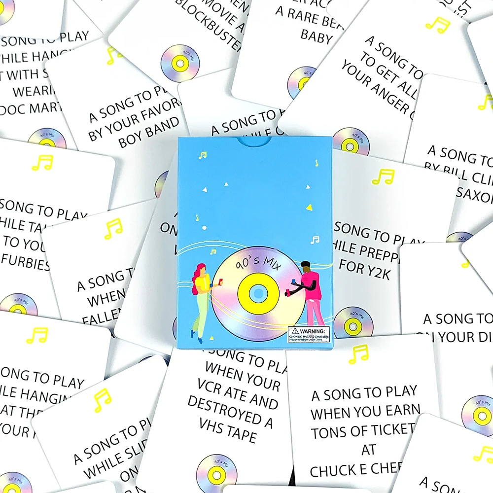 Cards Game Board Deck For Music lovers Fun Party Family Edition Game,Collection Card Christmas Halloween Party Game
