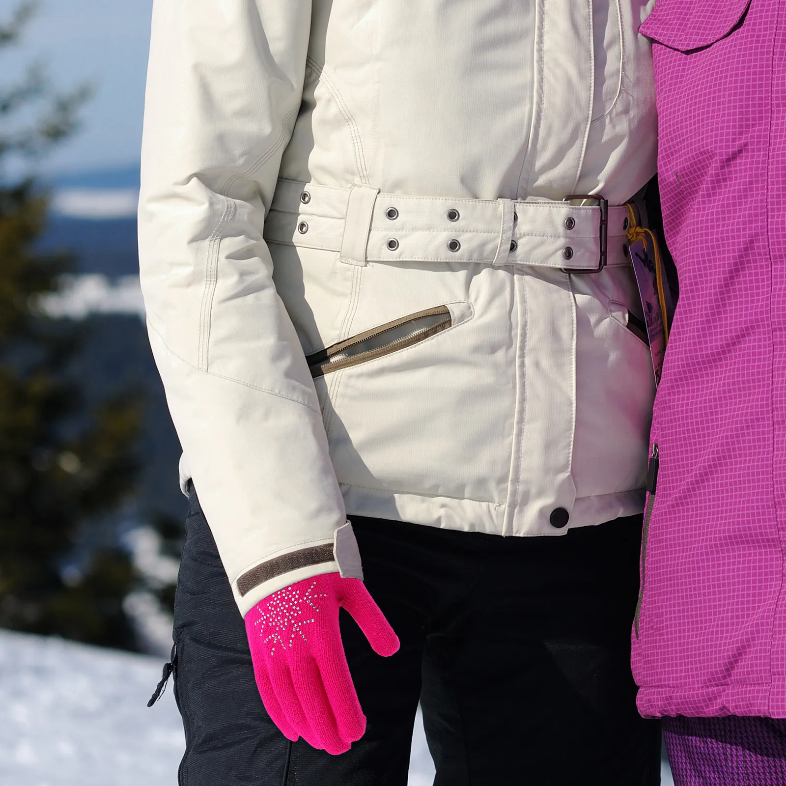 

Пара перчаток для фигурного катания для девочек, аксессуары для катания на льду, нескользящие защитные перчатки с утолщенной ладонью для женщин и подростков, для тренировок