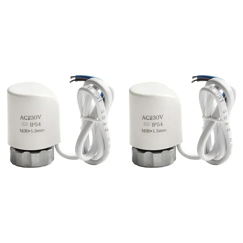 

Электрический термопривод, 2 шт. M30 1 5 мм AC230V для эффективных радиаторов с подогревом пола, оптимизирует контроль температуры