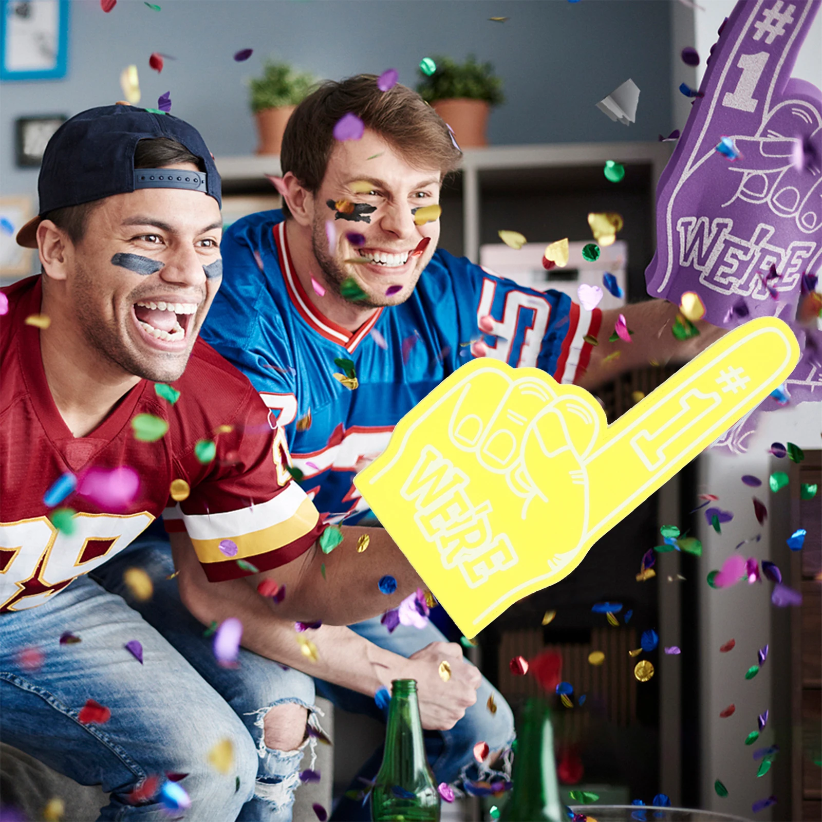 

8 шт., пенопластовые пальцы, реквизит для аплодисментов, сувениры, командные мероприятия, фестиваль, празднование, молодежь, забавная пена