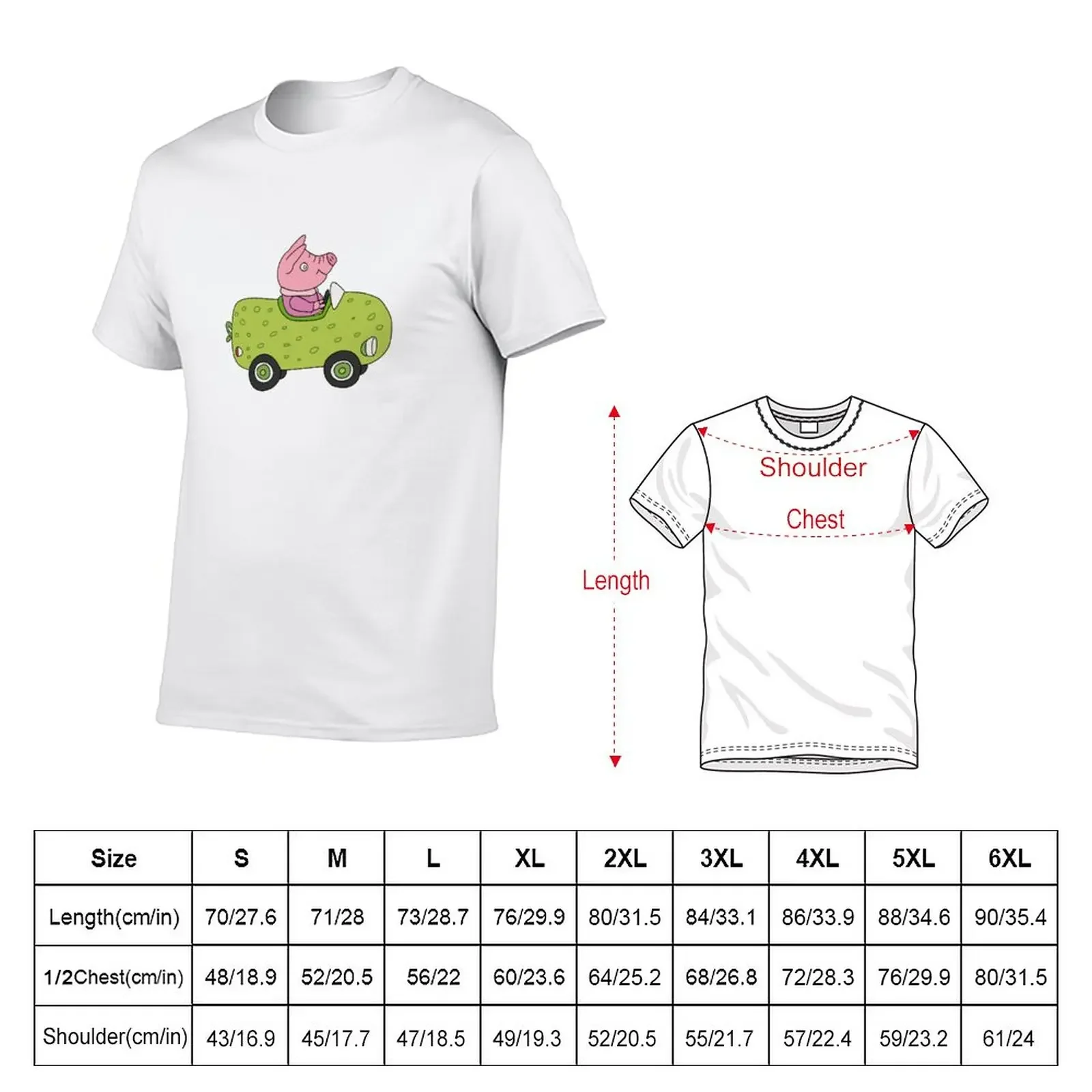 New Pickle Car, R. Scarry T-Shirt baggy shirts shirts graphic mens funny t shirts