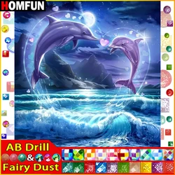HOMFUN Fairy Dust AB Full Drill Diamond Painting