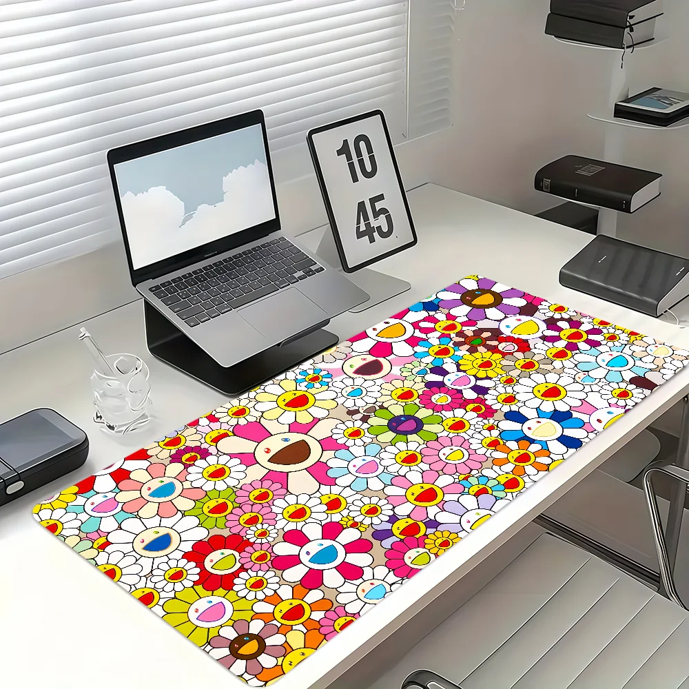 Fashion M-Murakamis T-Takashi Art Mouse Pad Non-slip Thickened MousePad Large Writing Lockedge Office Student Gaming Cushion