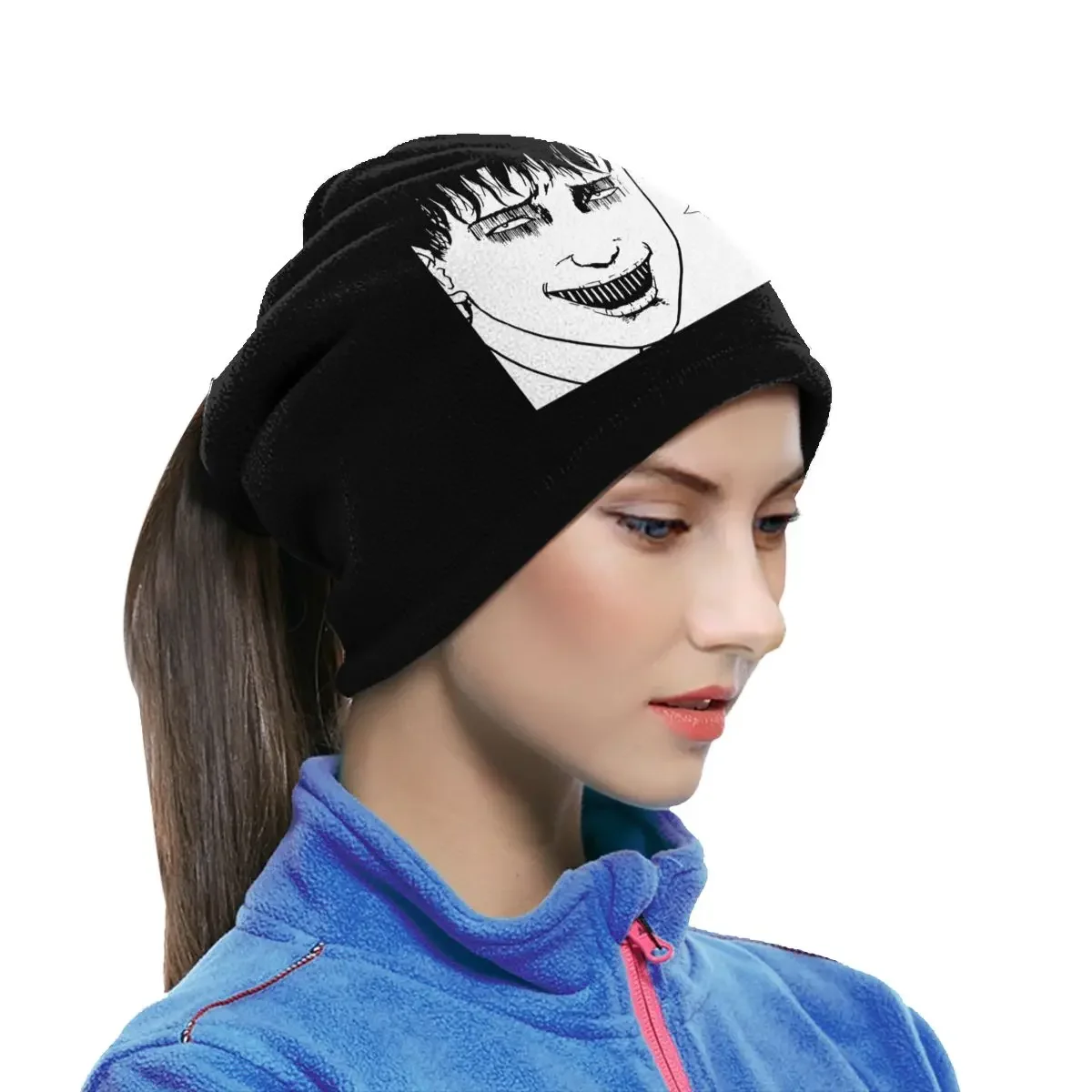 Souichi Tsujii Horror Anime Microfiber Neck Gaiter, Bandana Simples Moda, Lenço De Pesca De Verão, Junji Ito Uzumaki