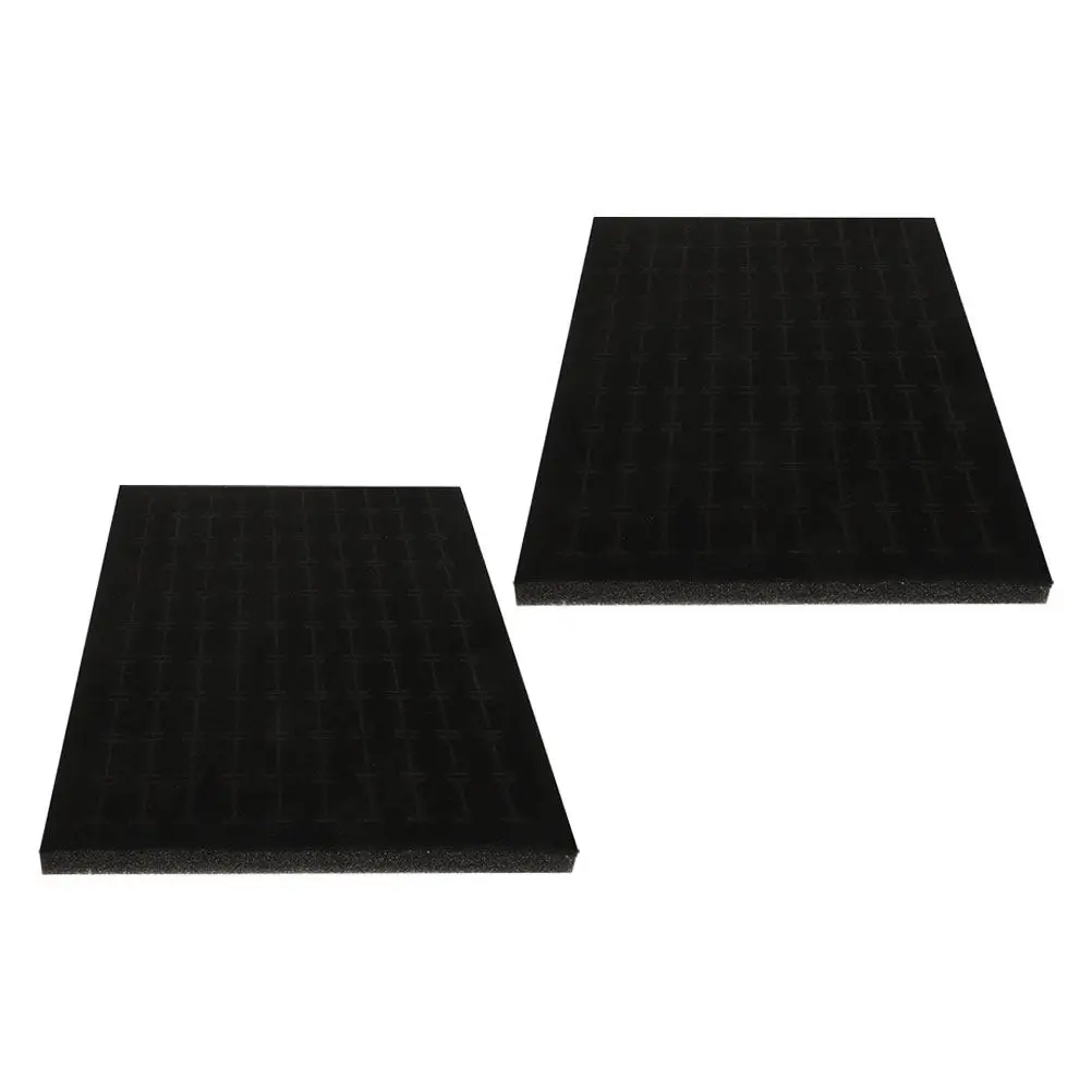 

2Pcs Jewelry Insert Pad Soft Sponge Cushion Ring Storage Display Tray Organizer Jewelry Box Insert Ring Earring Display Pad
