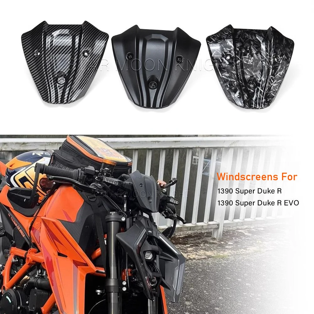 For 1390SuperDuke R/Evo 1390 Super Duke R EVO SuperDuke Motorcycle Accessories Fly Screen Front Cover Small Windshield Fairing