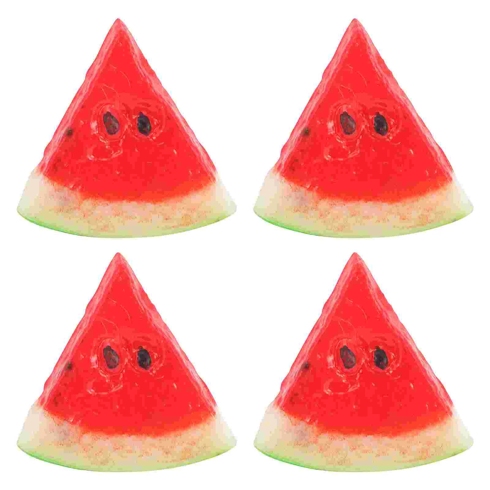 

4 Pcs Plates Watermelon Napkin Buckle Round Kitchen Table Ring Cocktail Buckles Fall Decor Fruits