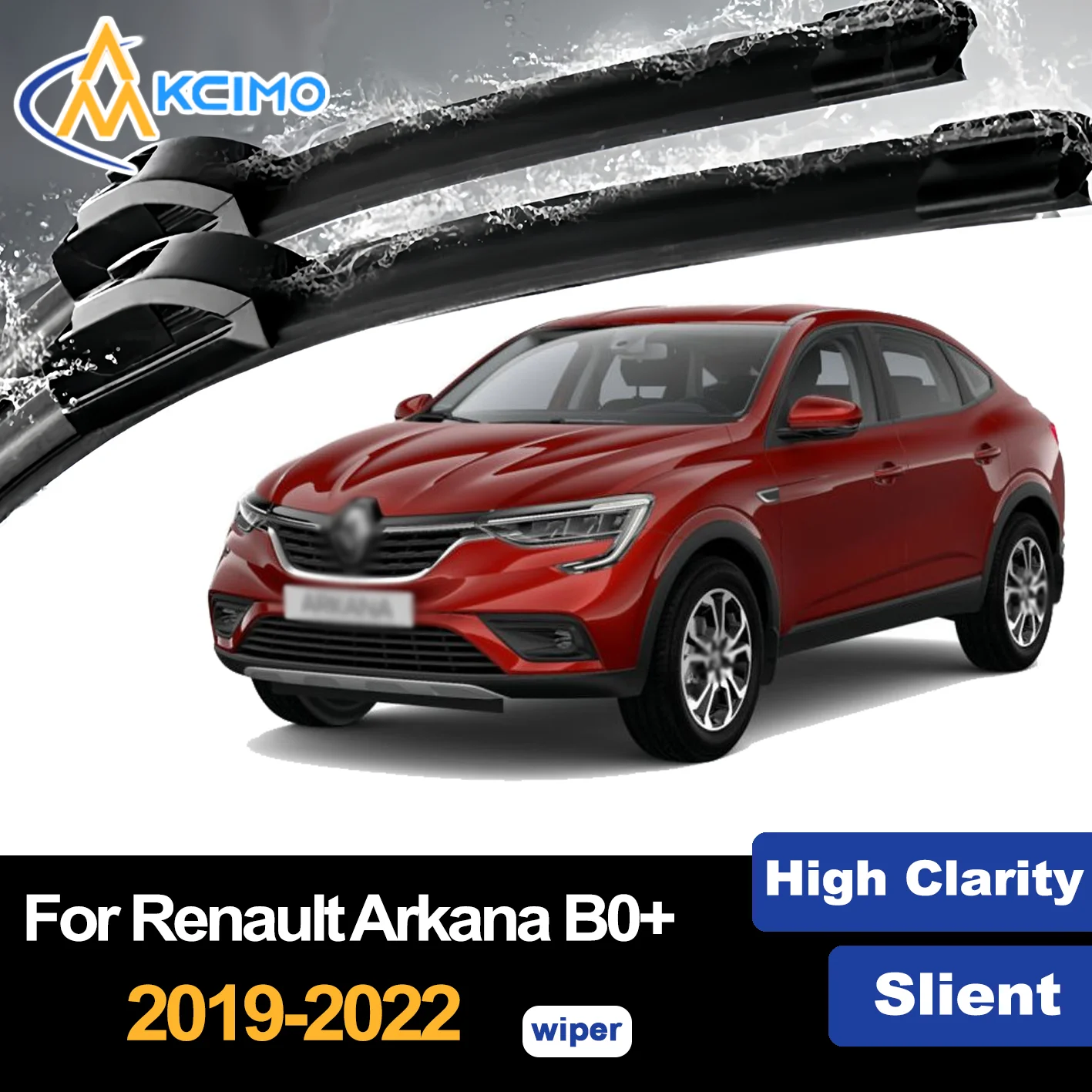 

For Renault Arkana B0+ LJC 2019-2022 2019 2020 2021 2022 Front Wiper Blades Car Windscreen Windshield Window Wiper Accessories