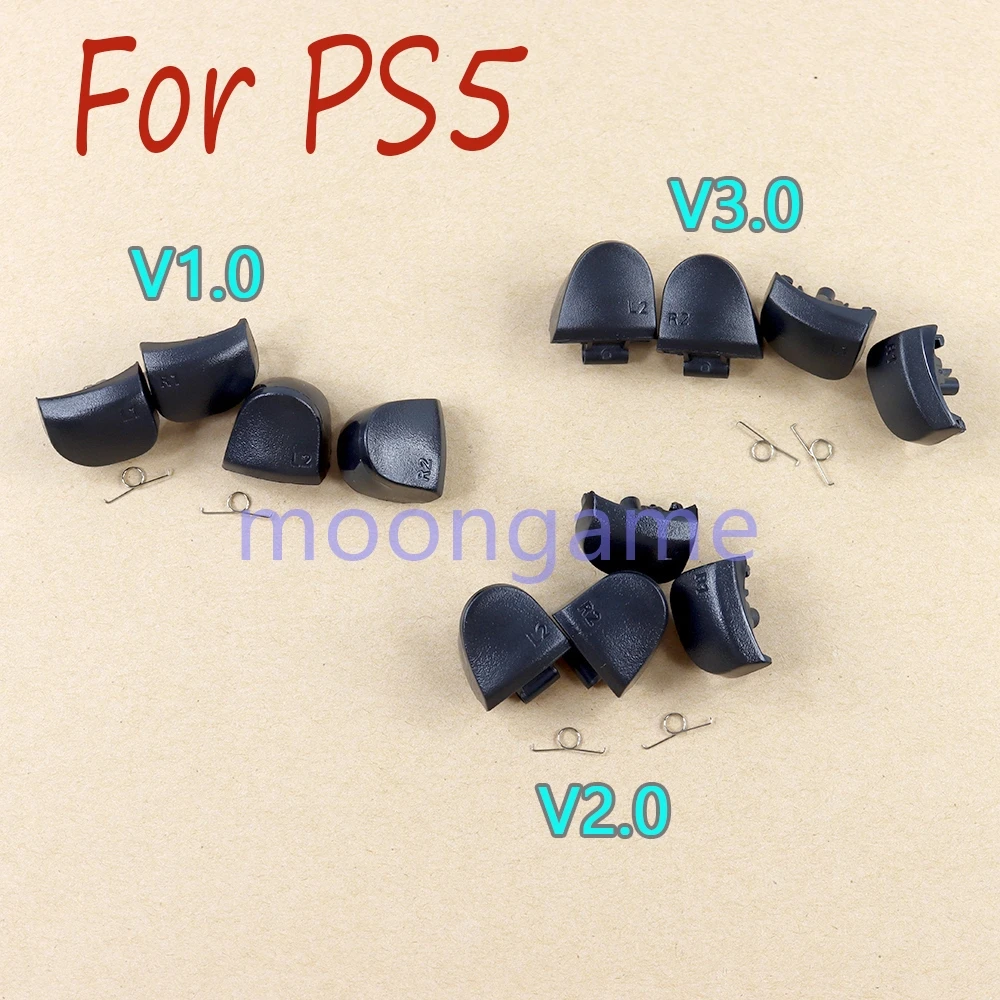1set For PlayStation 5 PS5 V1.0 V2.0 V3.0 Controller L1 R1 L2 R2 Trigger Buttons Analog Stick Repair Parts