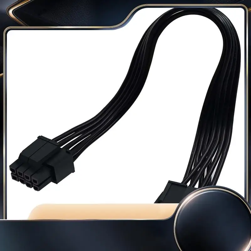 

2Pcs CPU 8 Pin Extension Cable Motherboard ATX CPU 8 Pin Female To 8(4+4) Pin Male Extension Cable For Power Supply PSU-N34R