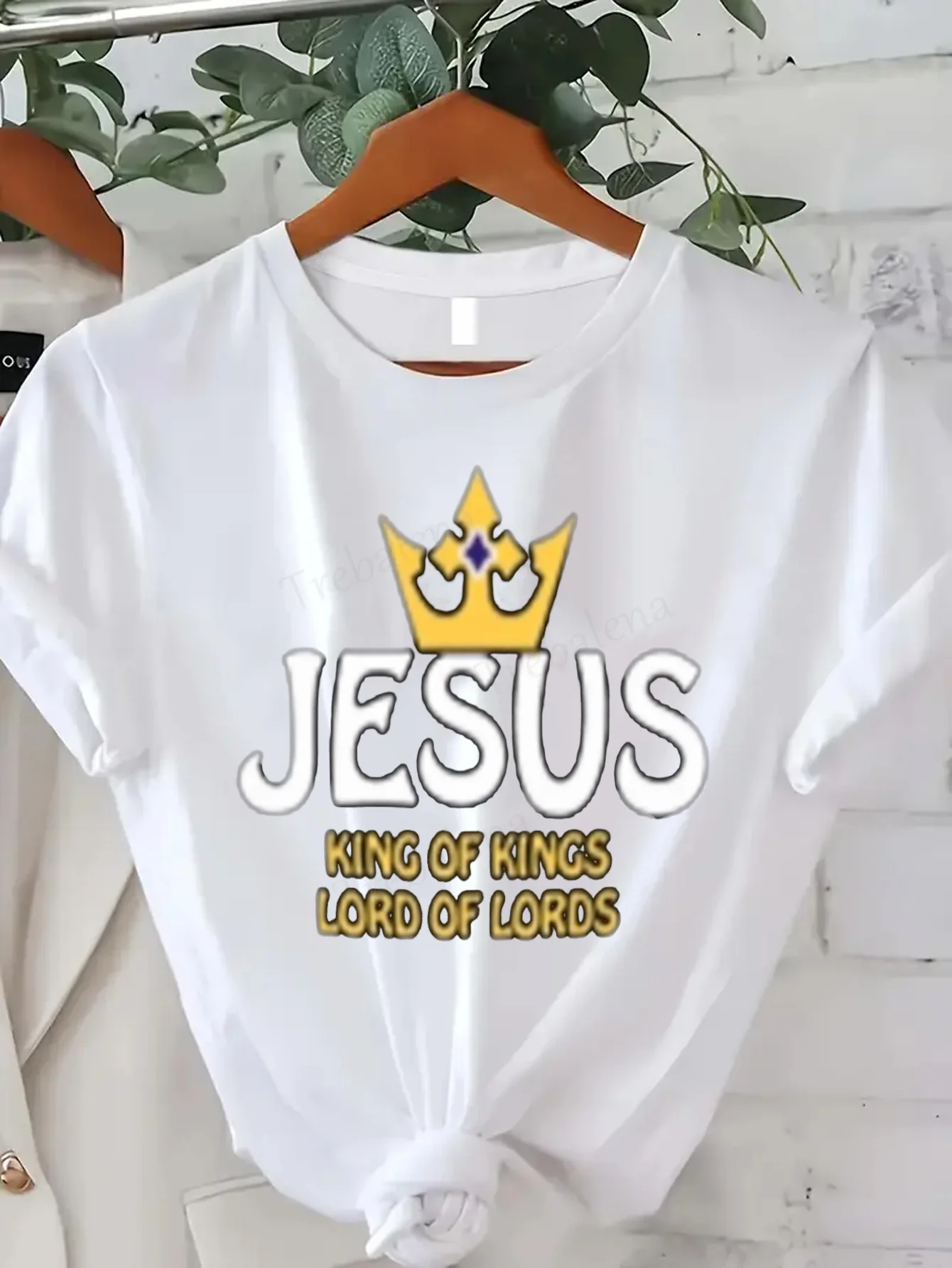 

Women T-shirt Jesus King of Kings Lord of Lords T-Shirt for Women