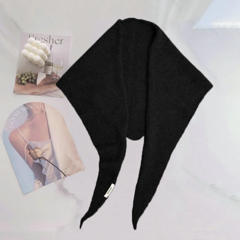 

Супер уютный шерстяной шарф-шаль, теплый удобный нежный треугольный хиджаб, мягкий британский треугольный шарф, зимний женский платок