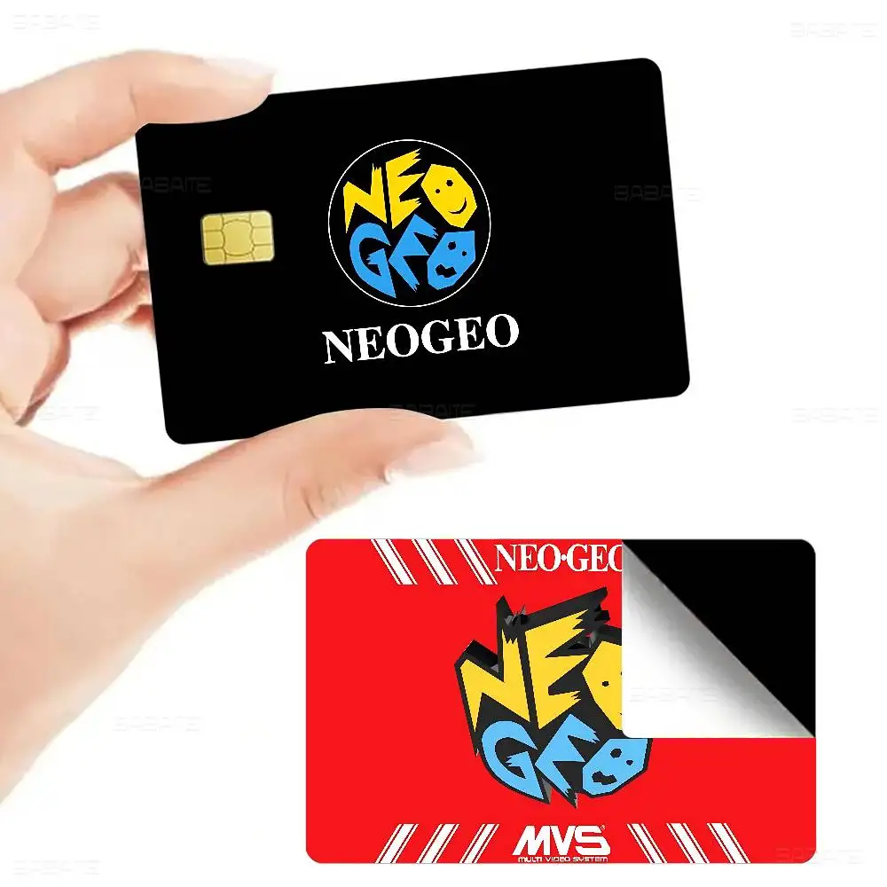 S-SNK N-Neogeo Neo Geo مختلف أنيمي بطاقات الائتمان البنك حافلة تمرير ملصقات كول الديكور ملصقات مقاومة للماء جمع