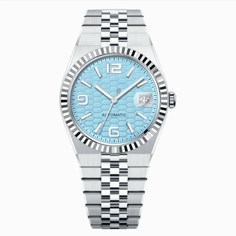 

Luxury Brand Men's Women Watch Automatic Mechanical Wriswatch Sapphire Crystal Luminous Complete Calendar White Blue 36mm 40mm