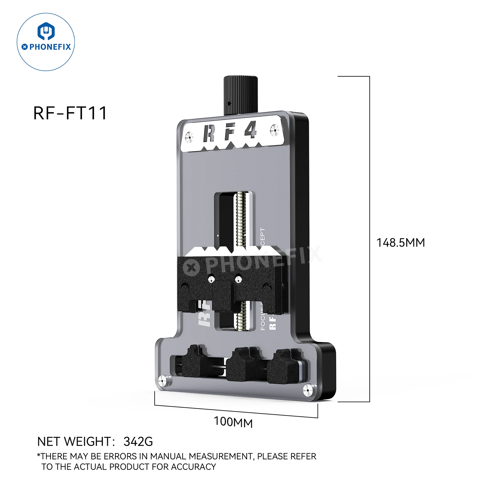 Imagem -06 - Multifuncional Dispositivo Elétrico de Reparo do Telefone Móvel Resistente ao Calor Pcb Motherboard Chip Fixed Clamp Tool Rf4 Rf-ft11